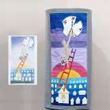Torah cover art and finished