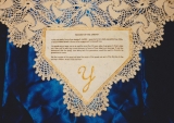 Transferred Dedication with Embroidery Dedication Style