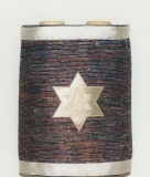 Gold Star on Multicolored Background