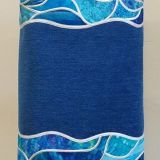 Ocean Wave Stained Glass Border