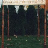 Cochin Freestanding Huppah with Hand Turned Poles