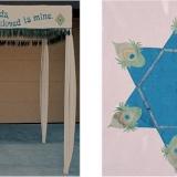 Peacock Freestanding Huppah with Star Inset