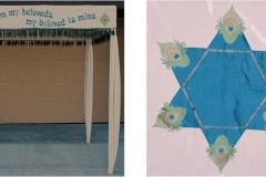Peacock Freestanding Huppah with Star Inset