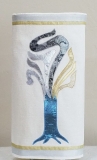 Our Family Tree Blue - High Holiday Torah Cover
