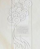 Drawing for Remember Holocaust Torah Mantle