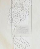Drawing for Remember Holocaust Torah Mantle