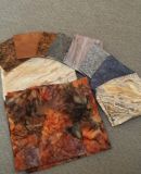 Fabrics for "Remember Holocaust" Torah Mantle