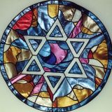 Stained Glass Faux Window