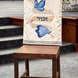 Zachor chair with butterflies